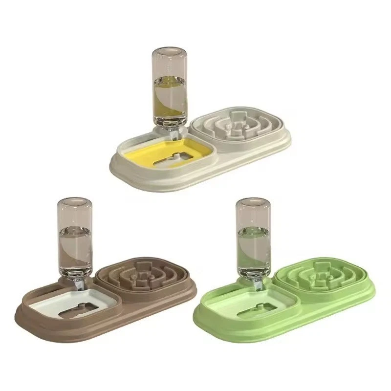 Alimentador de Mascotas 2 en 1 y Dispensador Automatizado de Agua con Tazón de Acero Inoxidable  Foto 2 de 4