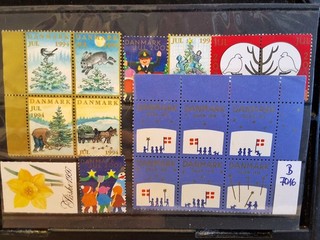 DÄNEMARK 🇩🇰 BRIEFMARKEN JUL MARKEN WEIHNACHTSMARKEN LOT B 7016
