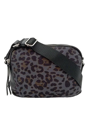 GINA Sac bandoulière Petit Dames Sac gris clair-noir style décontracté - Photo 1/4