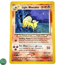 Pokemon TCG Light Ninetales 50 Neo Destiny Unlimited MP Moderate Play on eBay