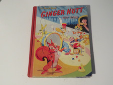 Vintage The David Hand Ginger Nutt Gift Book 1940s Animaland Characters