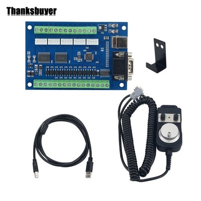 CNC Driver Board USB MACH3 Engraving Machine 5 Axis with MPG Handwheel pe66
