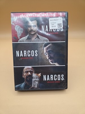 Narcos Season 1-3 DVD set pablo escobar Wagner Moura netflix show gaumont
