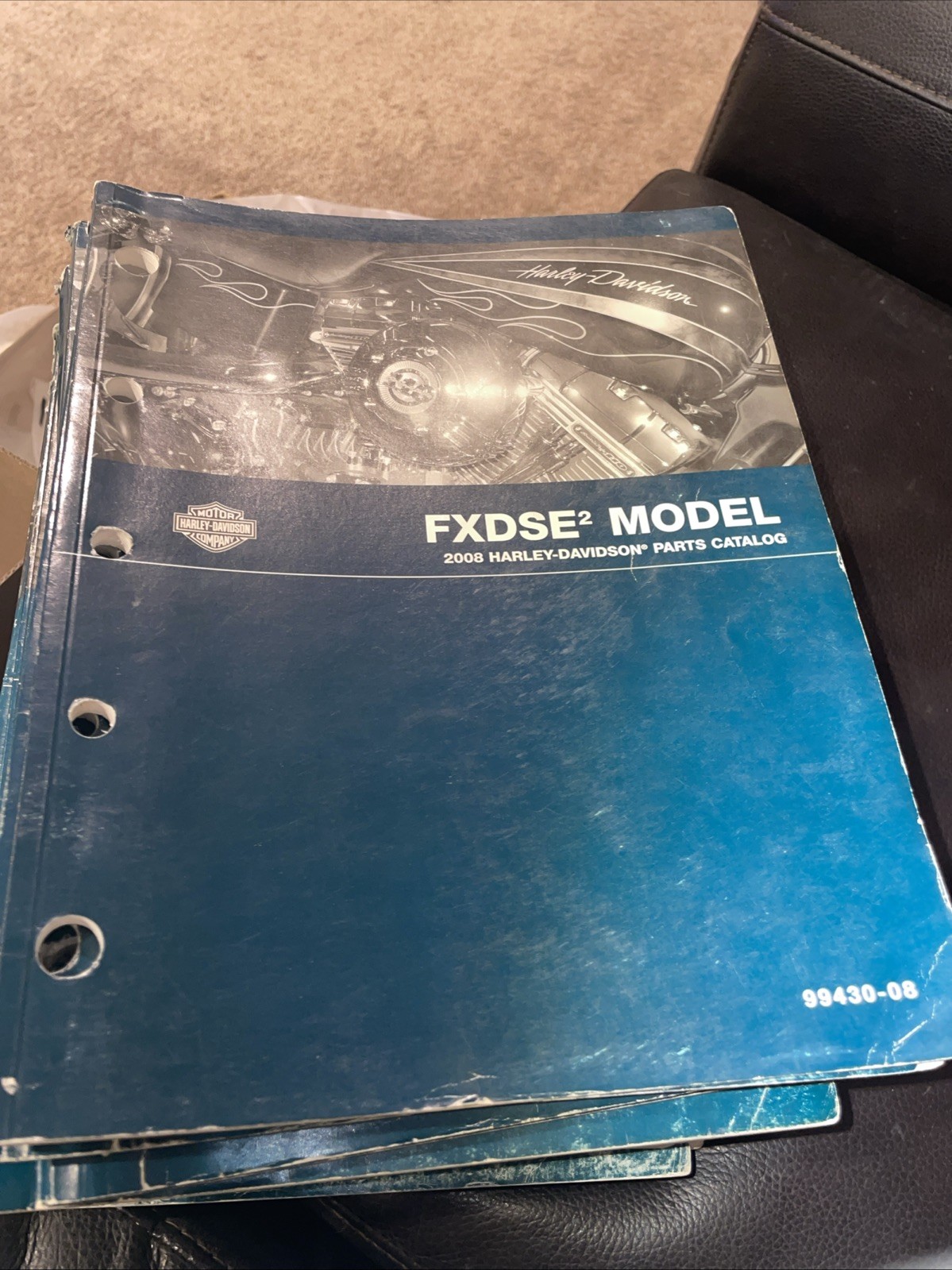 25 BULK Vintage Harley Davidson Manual Parts Catalogs 1991-2019