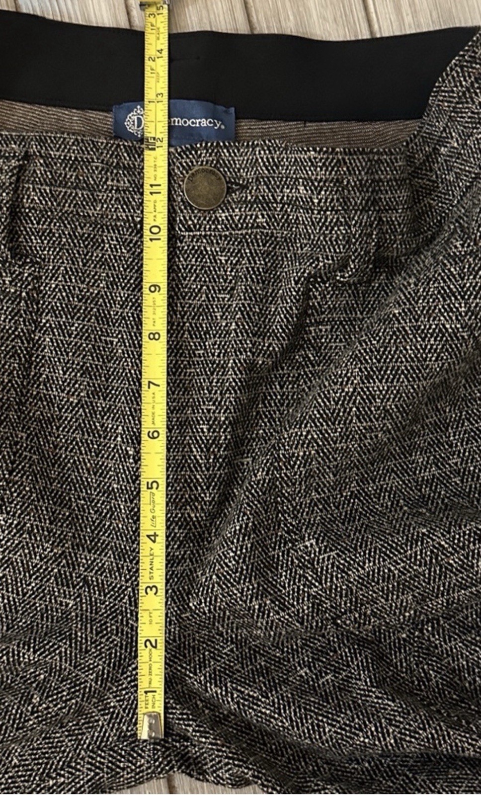 Democracy Ab Solution Herringbone Patched Ponte T… - image 8