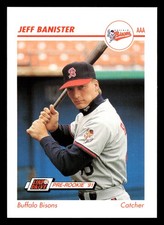 Jeff Banister 1991 Line Drive AAA #26 Buffalo Bisons