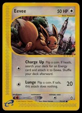 Eevee 75/147 Common Aquapolis Pokemon Lightly Played on eBay