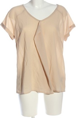 LAURA T. Kurzarm-Bluse Damen Bluse Gr. DE 40 creme Elegant