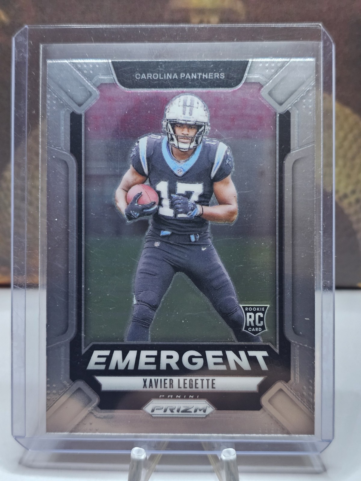 2024 Panini Prizm Football Emergent Rookie RC Xavier Legette Panthers! B15