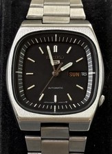 Vintage Seiko 5 Automatic Men’s Watch Black Dial 17 Jewels 6309 Japan