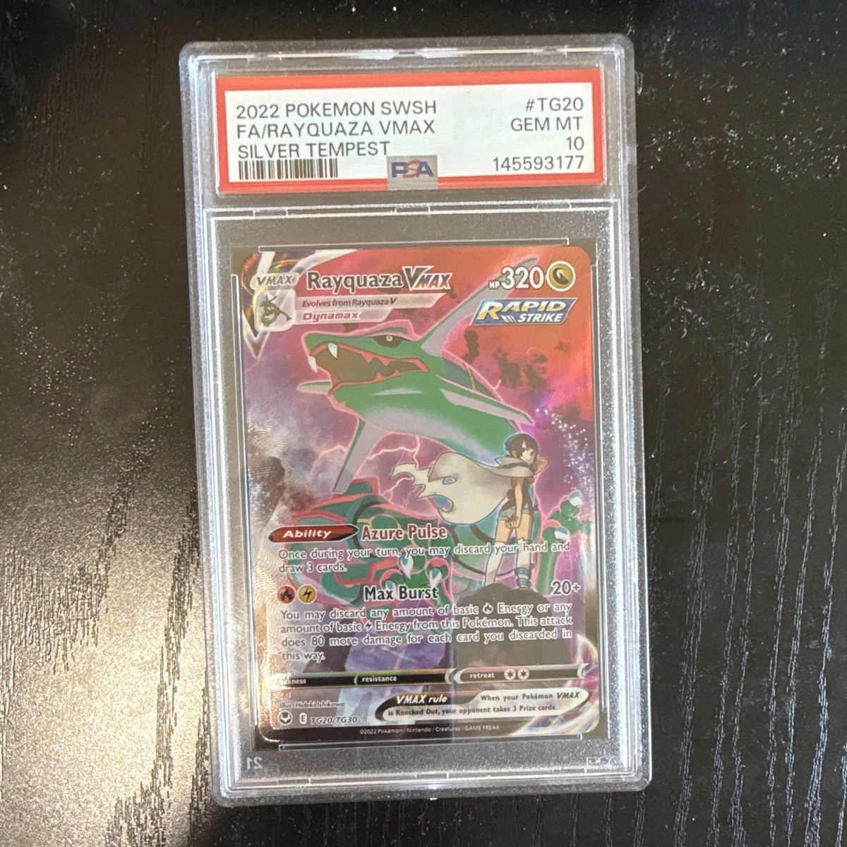 Rayquaza Pokémon TCG Professional Sports Authenticator (PSA) Grade