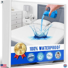 Queen Waterproof Mattress Protector Terry Cover 60x80 Breathable for Kids  Pets