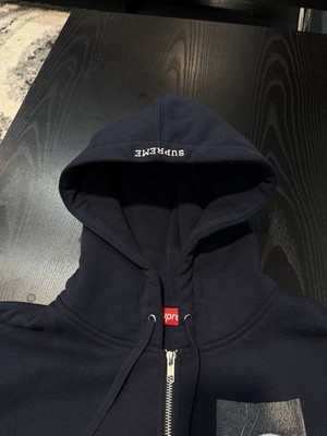 Supreme S Logo Zip Up Hooded Sweatshirt (25FW) Navy Blue Size Supreme S Logo Zip Up Hooded Sweatshirt (25FW) Navy Blue Size