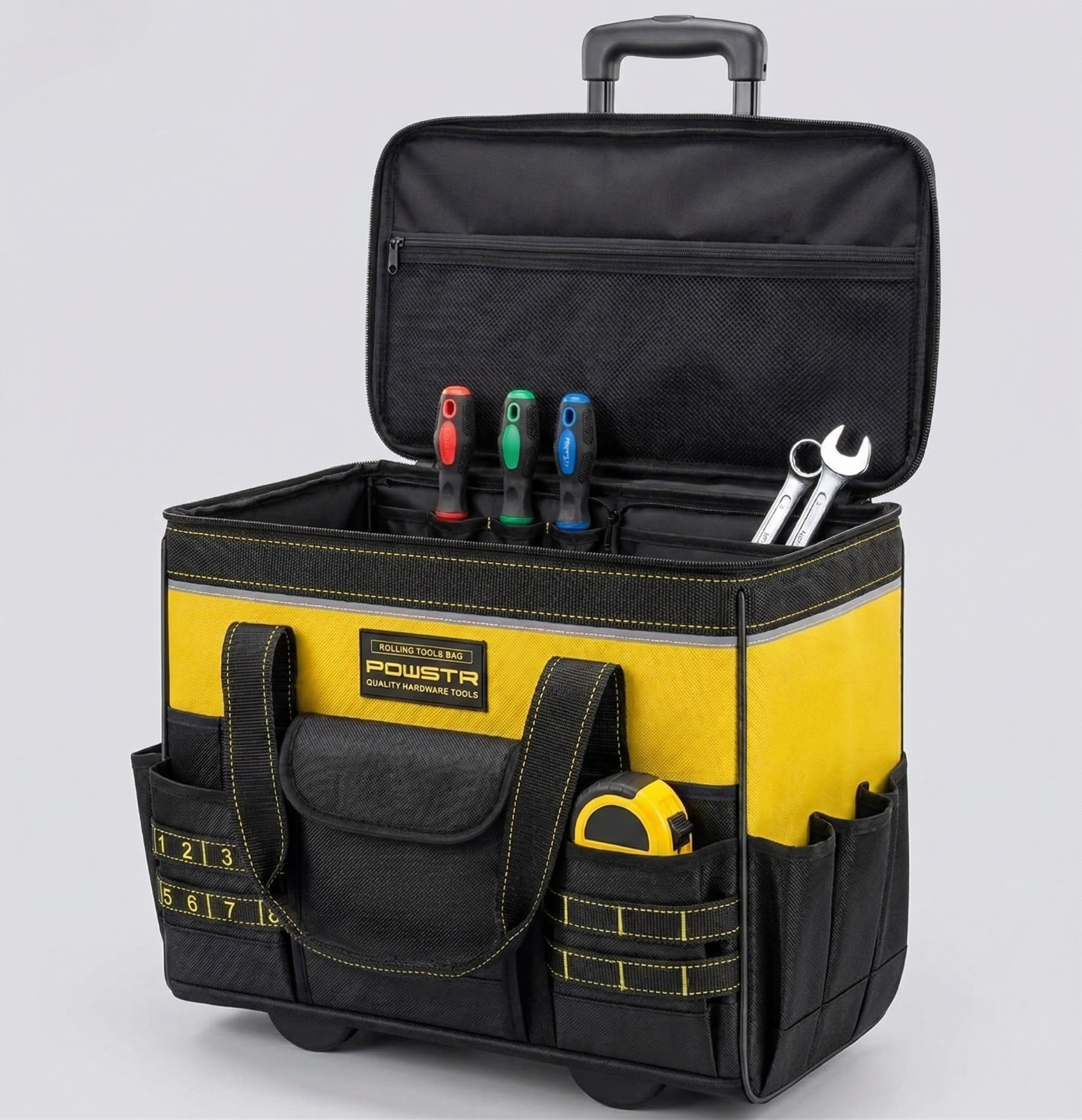 21-Inch Rolling Tool Bag with Wheels Heavy Duty Waterproof T