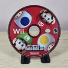 New Super Mario Bros Nintendo Wii Multiplayer Platformer Game Disc loose, tested