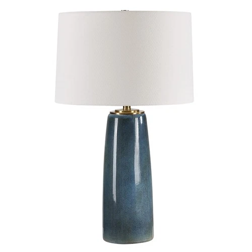 Uttermost Submerged Deep Blue Table Lamp - 26.25" H X 16" W X 16" D - Picture 4 of 7