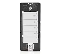 Leviton Decora 15 Amp 12-Hour Indoor In-Wall Timer Switch, White (DT112-1LW)