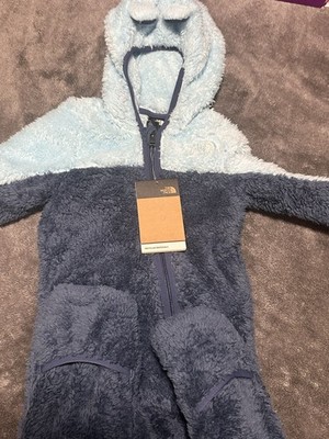 The North Face Baby Bear One Piece Bunting Snowsuit  Blue Size 12-18 Months