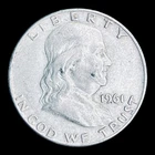1961-D Franklin Silver Half Dollar