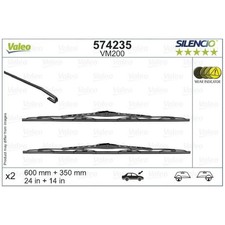 Scheibenwischer Set vorne für Opel Karl C16 | 24071479