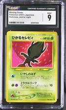 Pokemon Shining Celebi Darkness, And To Light Japanese CGC 9 Mint