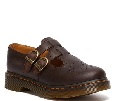 Dr. Martens Women's 8065 Mary Jane Crazy Horse Leather Oxfords