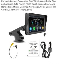 Wireless Android Navigation Carplay Car/ GPS/ Android Auto Play/ 7 Touch Screen