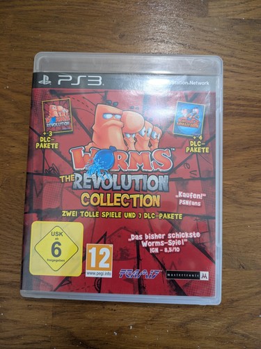 Worms The Revolution Collection PS3 - Jeu Complet FR - Très Bon état - Boîtier Et Instructions