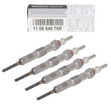 4x ORIGINAL Renault Glühkerze CLIO KANGOO LAGUNA SCENIC 1.5 dCi 110654876R
