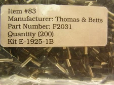 200 Thomas & Betts F2031 Sta-Kon Insul. Ferrules 16 AWG