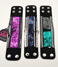 Paparazzi Jewelry "MERMAIDS " Lot 3 Teal, Blue, Pink, Urban Bracelet Fits Sz 7,8