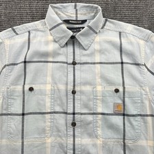 Carhartt Rugged Flex  Relaxed Fit Men  s Small Lightweight S/S Button Down Shirt