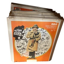 Lot of 30 RCA CED Video Discs Vintage SelectaVision Indiana Jones Rocky