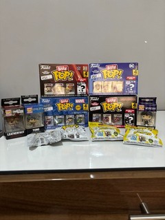 Funko Bitty Pop Joblot Bundle with keychains/mystery bitty pops DC WWE Deadpool