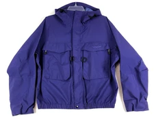 Vintage Simms Goretex Wading Jacket Mens M Purple Fly Fishing