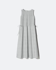 UNIQLO Waist Gather Sleeveless Dress / Stripe Japan NEW