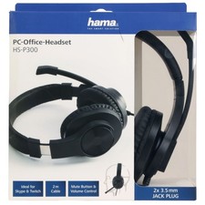 Hama PC Office Headset 2x 3,5mm Klinke Stereo Kophörer mit Boom Mikrofon Mikro – Bild 10