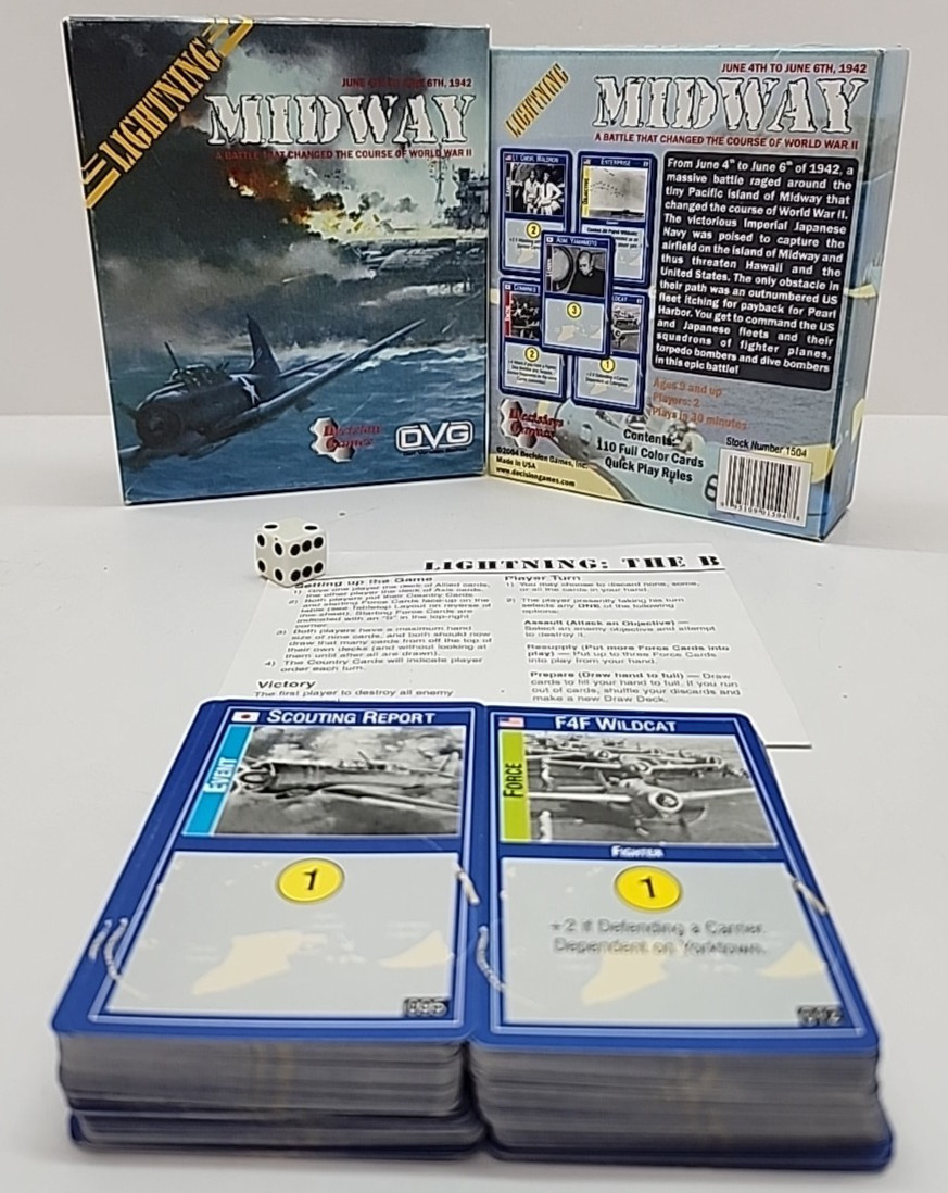 Decision Games Wargame Lightning - Midway Box DVG