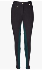 Avon Equine  Cotton/Lycra  Pocket  Soft Stretchy Two Tone Jodhpurs Jods Pants L