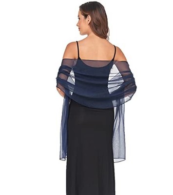 SURVODJA Shawl and Wraps for Evening Dresses Weddings Bridal Scarfs 79''×27