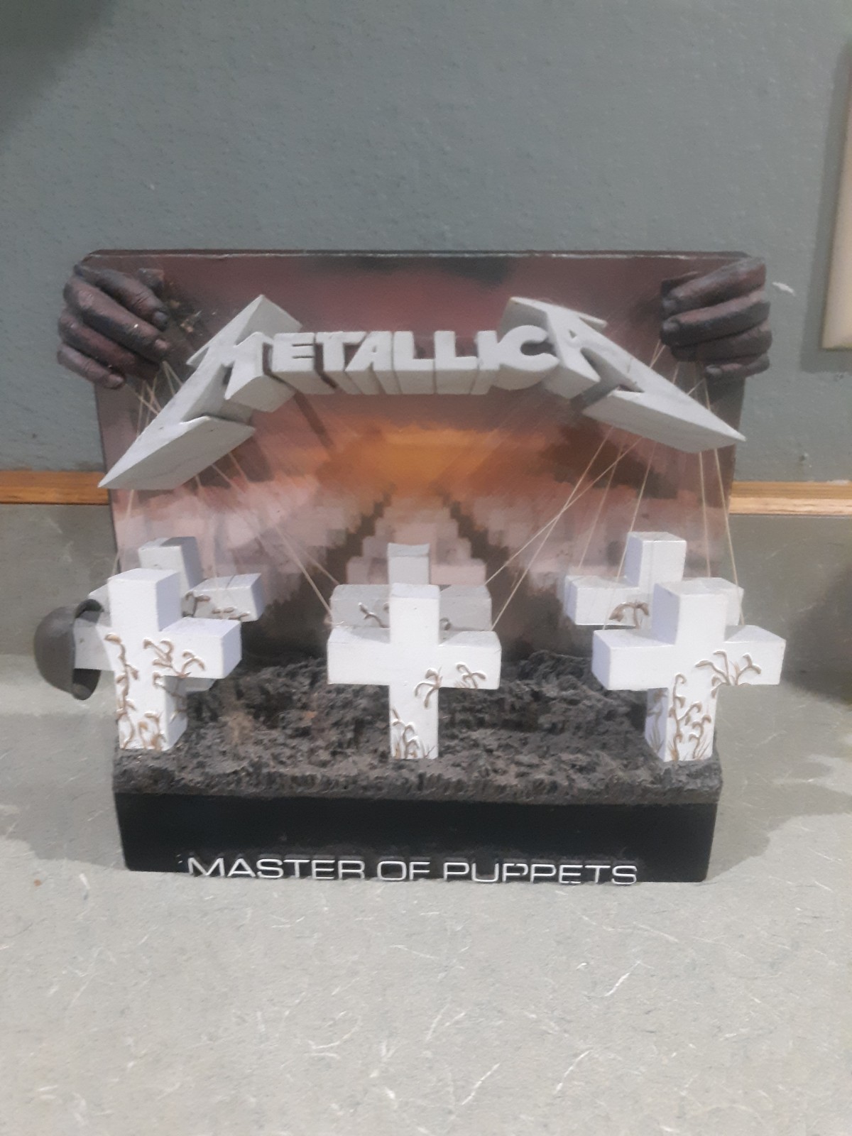 METALLICA 'MASTER OF PUPPETS ' 3D PLAQUE