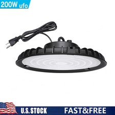 200W Led UFO High Bay Light Warehouse Factory Commercial Industrial Shop Light