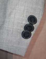 HUGO BOSS Red Label Arti 232X Blazer Men's 42L Light Gray Wool Blend