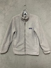 Patagonia Los Gatos Fleece Jacket Womens Small Gray Full Zip Sherpa STY25212FA20
