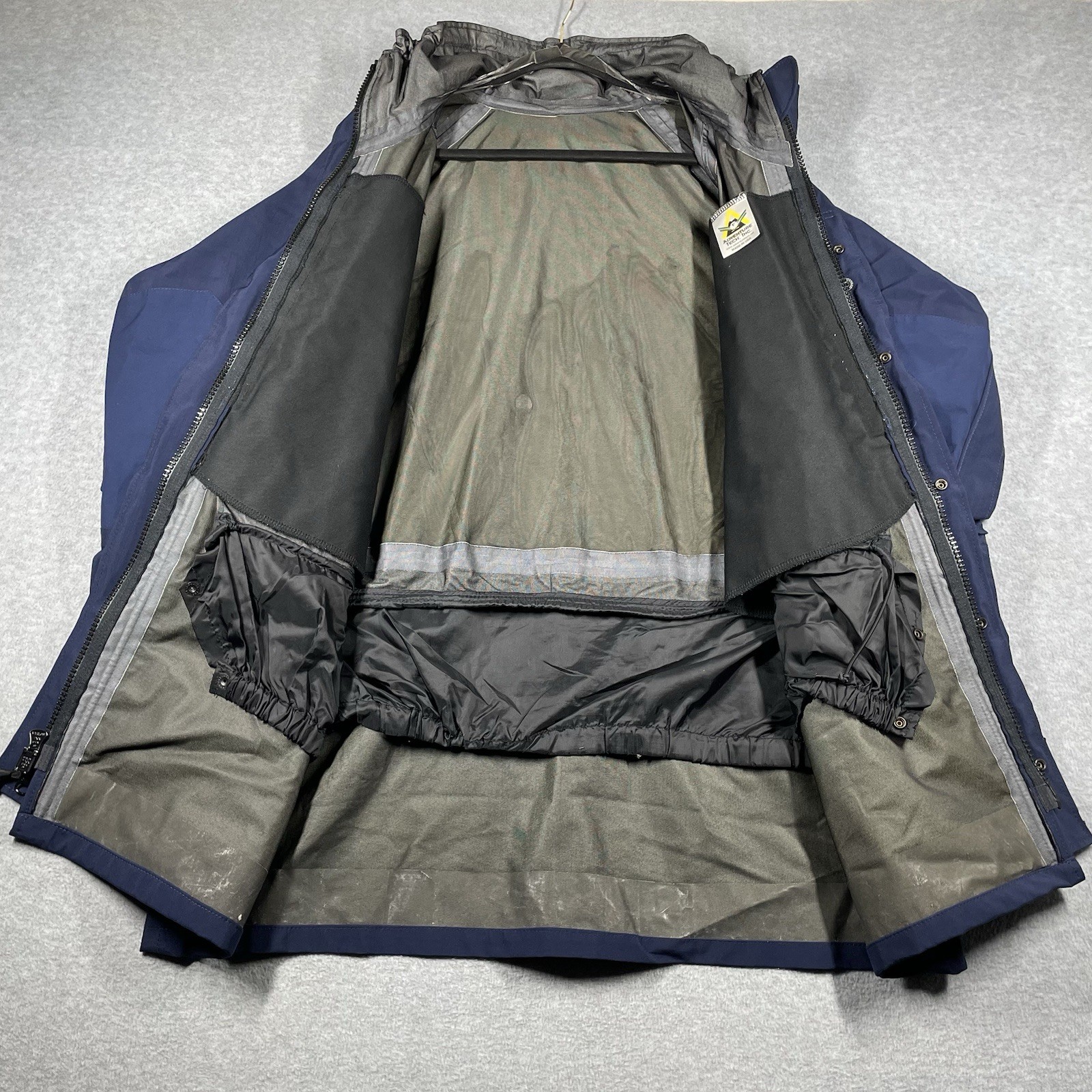 Adventure Tech Jacket Men Extra Large Blue Full z… - image 7