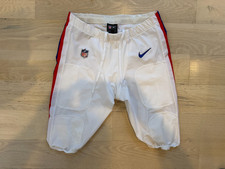 Nike Buffalo Bills Equipo Emitido Blanco Retro Fútbol Uniforme Pantalones Como Nuevos