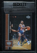 BAS 1996-97 Upper Deck Charlie Ward #84 Seal of Authenticity Auto 3c7