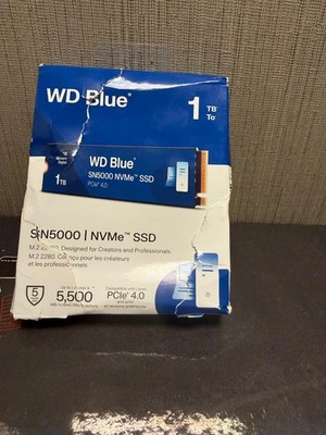 ''Brand New/Sealed'' Western Digital WD Blue SN5000 1TB NVMe SSD Box Minor Damage