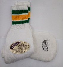 Vintage Tube Socks 18" 1980's 1970's New Old Stock Striped Basketball USA