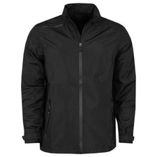 Island Green wasserdichte Herrenjacke - schwarz - M